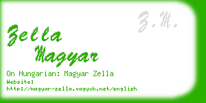 zella magyar business card